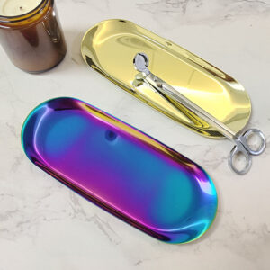 Nordic Minimalist Bright Gold Small Tray