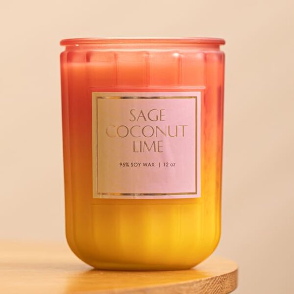 Gradient glass scented candle - Image 6