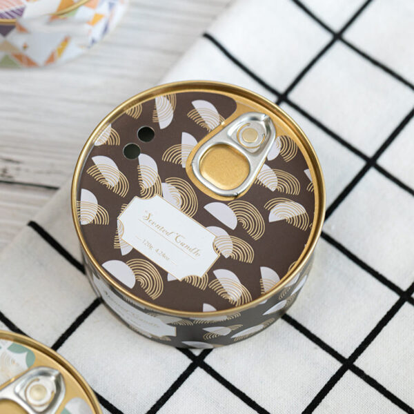 Tinplate cans scented candle - Image 2