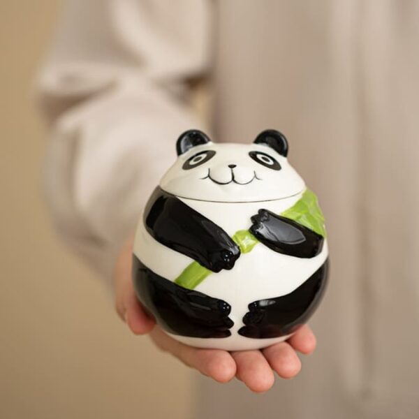 ceramic panda scented candle - Image 4