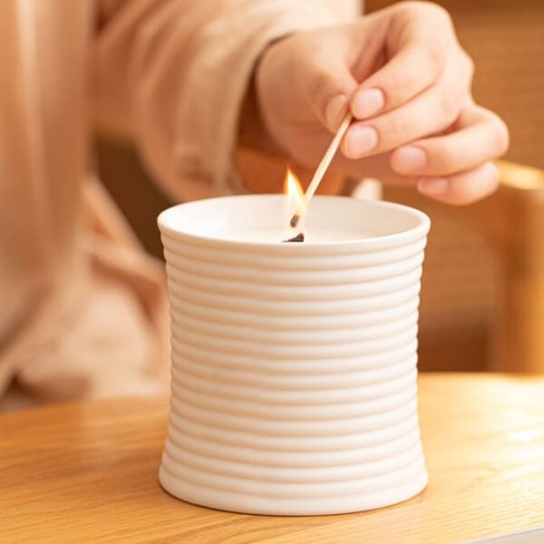 ceramic scented candle