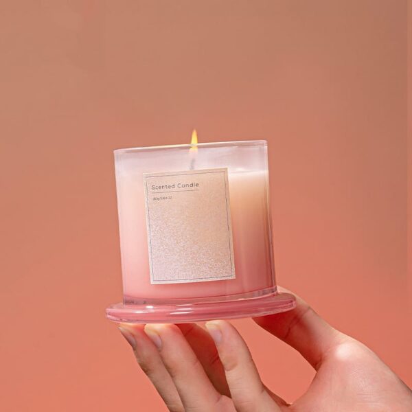 glass bell scented candle - Image 4