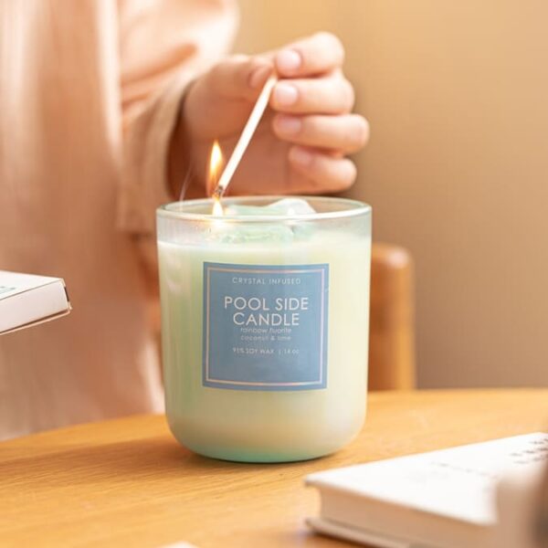 glass cup scented candle - Image 7