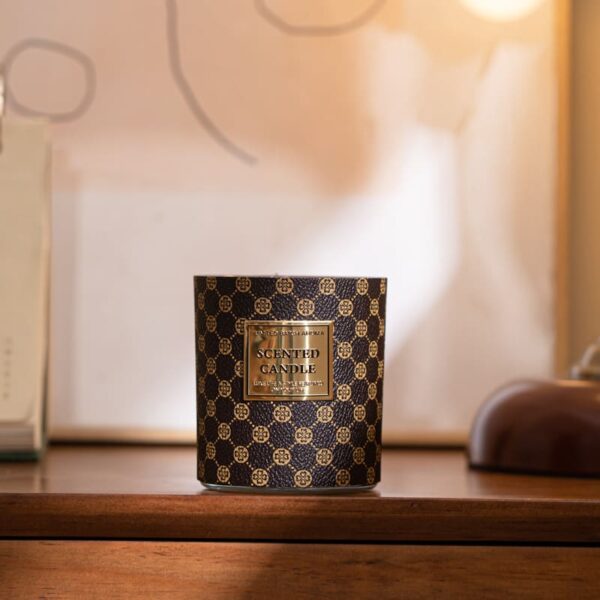 leather cup scented candle - Image 5