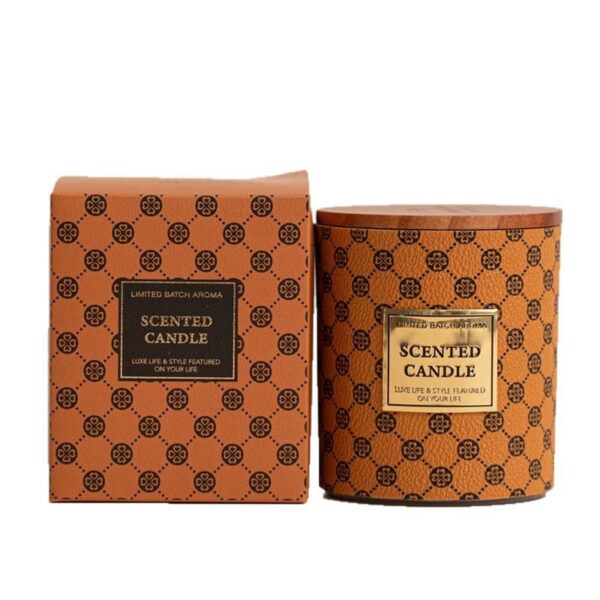 leather cup scented candle - Image 3